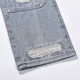 Men Jeans Ripped Loose