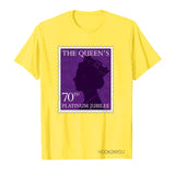 Inspired by Queen's Platinum Jubilee 2022 Elizabeth 70 Years T-shirt Pattern