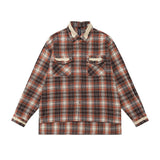 Men Long Sleeve T Shirt Men's Spring and Autumn Loose Lapels Shirt Coat