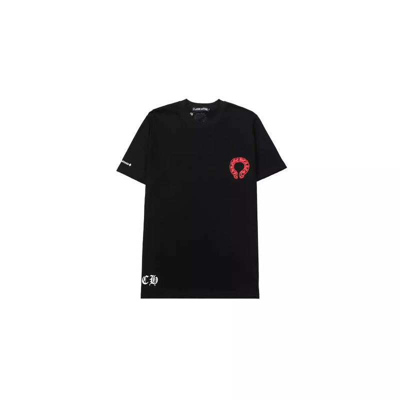 CHH Chrome Heart T Shirts Horseshoe Stacked Cross Short Sleeve T-Shirt