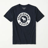 New Women's Short Sleeved T-shirt with Letters on The Deer S
