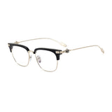 CHH Chrome Hearts Glasses Ultra Light Pure Titanium Fashion Half Frame