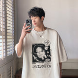 Men T Shirt Summer Pure Cotton Loose