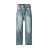 Men Jeans Loose All-Match Casual