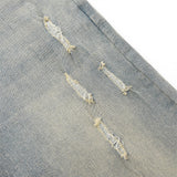 Men Jeans Worn out Retro Loose Casual