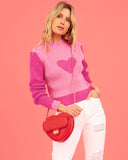 Women Pullover Sweater Love Pattern Knitwear