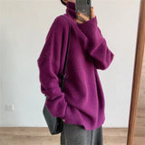 Women Pullover Sweater Loose Temperament Knitwear