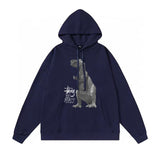 Stussy Hoodie Fall/Winter Fleece Hooded Sweater