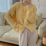 Women Knitted Cardigan Casual Fashion Sweater