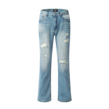 Men Jeans Loose Hole
