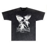 Purple Brand Distressed T Shirts Short Sleeve