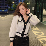 Women Knitted Cardigan Loose Temperament Sweater