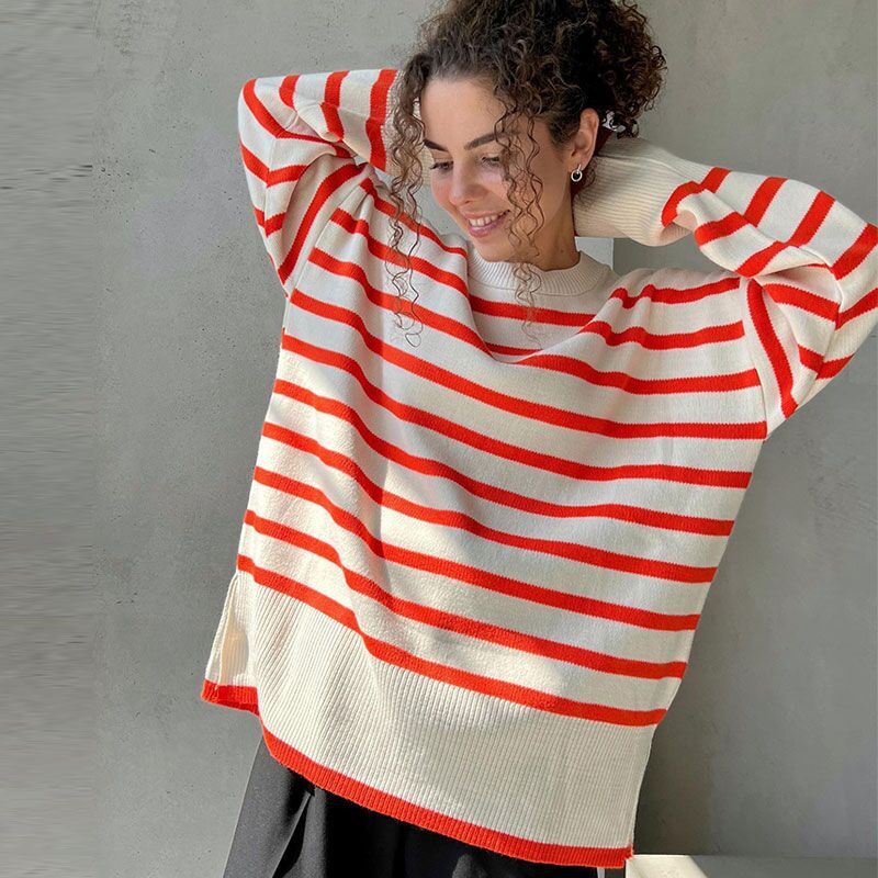 Women Work Business Casual Sweaters Knitwear Loose Casual Sweater