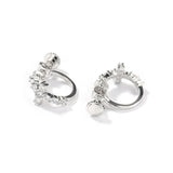 Earrings Zircon Cross Earrings