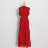 Bohemian Dress Chiffon Slim Long Dress