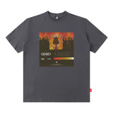 Men T-Shirt Punk Print Idle Style