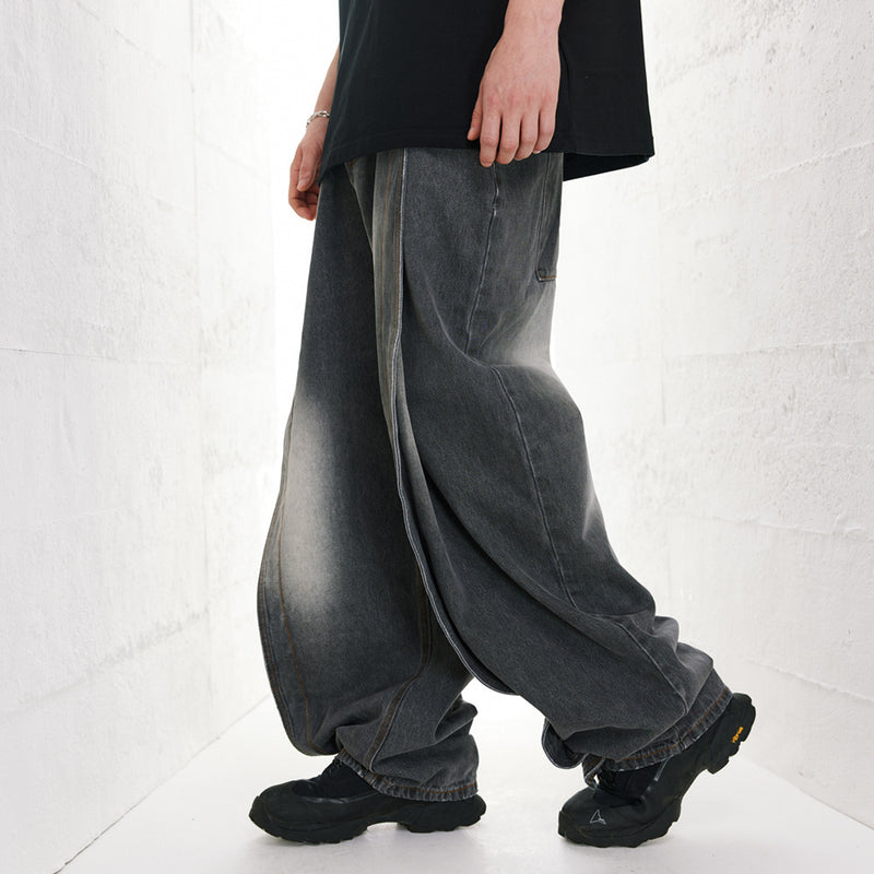 Men Jeans Old Hip Hop Niche Personality