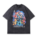 Men T-Shirt Retro Heavy Loose and Idle
