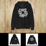 Purple Brand Distressed Hoodie Fashion Old Loose Hooded Sweater