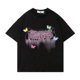 Men T-Shirt Sweet Cool Graffiti Couple Idle Style