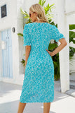Women Dress Fashion Sexy Temperament Floral Dress