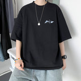 Men T Shirt Loose Leisure All-Matching