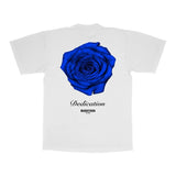 New vintage Harajuku casual short sleeve rose letter print