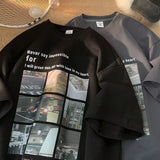 Men T Shirt Pound Cotton Loose Casual