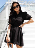 Women Dress Summer Commute Simple Shirt Dress