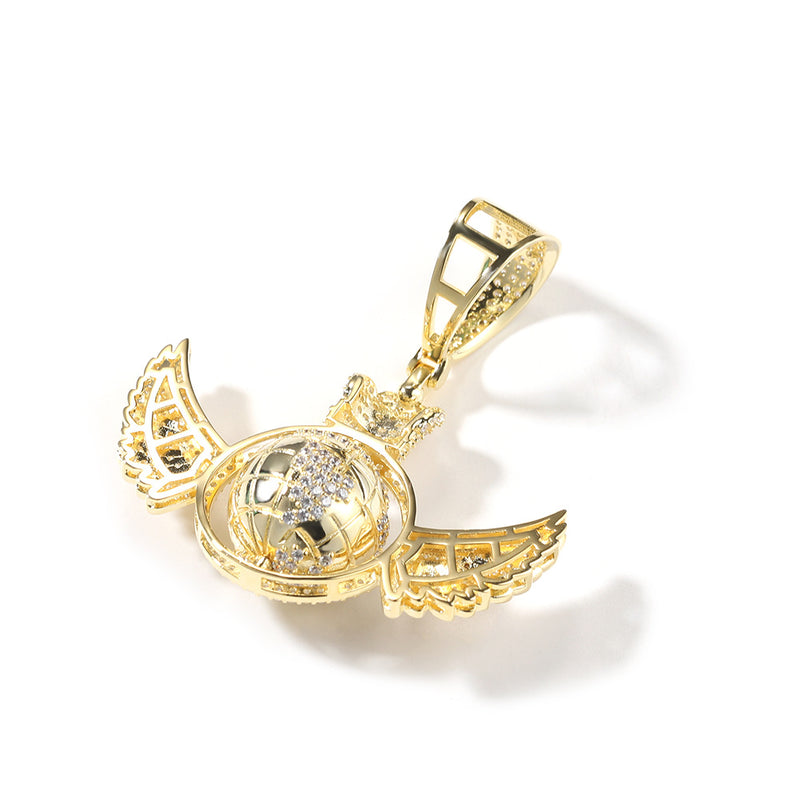 Jewelry hiphop Angel Wings Hip Hop Wind Necklace Angel Pieces St. Valentine's Spectrum