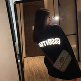 Fog Fear of God Essentials T Shirt Long Sleeve Reflective Printed Loose Base T-shirt