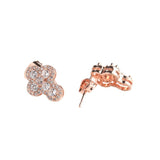 Earrings Fashion Zircon Cross Earrings Spectrum