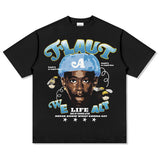 Unisex T Shirt Loose Short Sleeve T-Shirt Men and Women