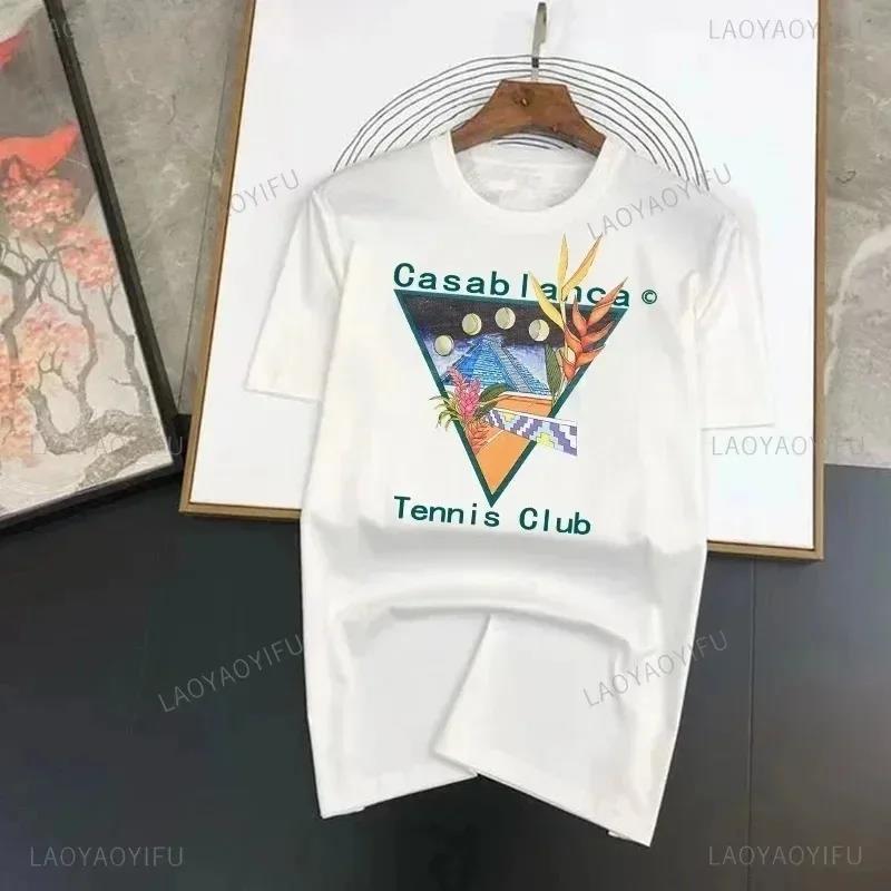 CASA BLANCA Print Pattern Street Shirt Fun Casual Trend