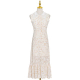 Bohemian Dress Elegant Lady Embroidery Floral Dress