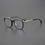 CHH Chrome Hearts Glasses Vintage Pure Titanium Black Frame Glasses