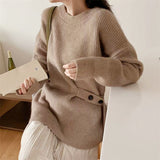 Women Pullover Sweater Fashionable Knitted Sweater