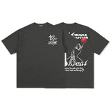 Unisex T-Shirt Summer Short Sleeve Loose T-Shirt