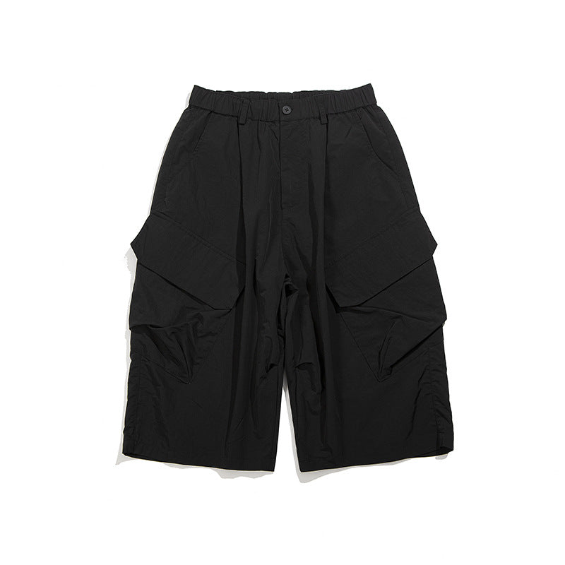 Unisex Shorts Summer Thin Large Pocket Loose Casual