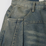 Men Jeans Hip Hop Bat Stitching