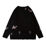 Women Sweater Oversize Butterfly Knitted Sweater