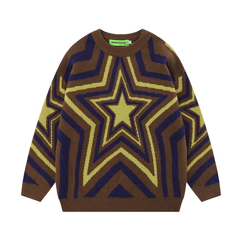 Women Sweater Couple Knitted Sweater Men and Women