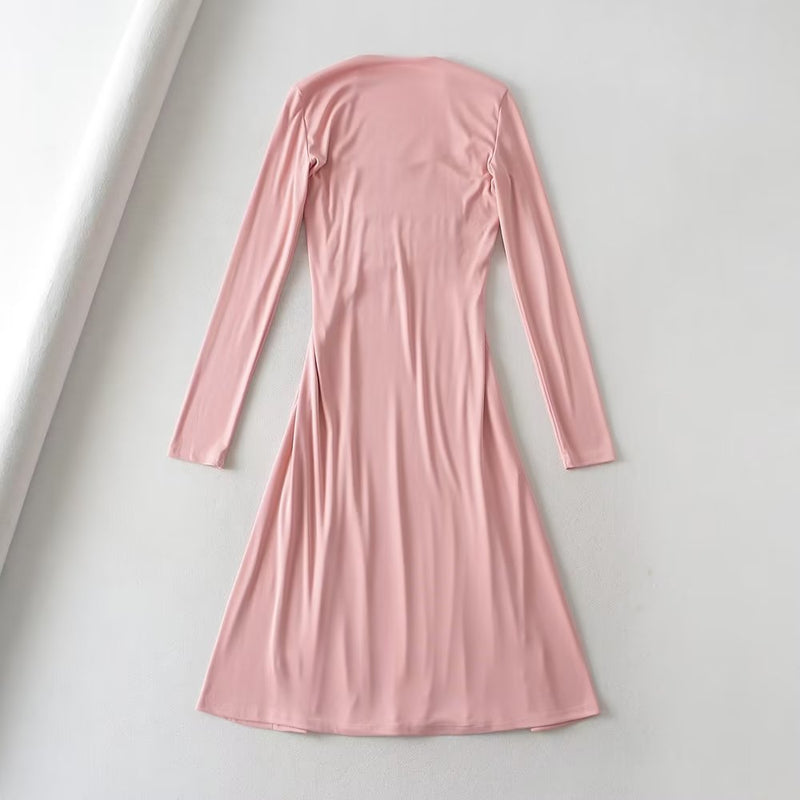 Women Dresses Pleated Temperament Dress