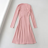 Women Dresses Pleated Temperament Dress