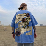 Men T Shirt Heavy Rose Print
