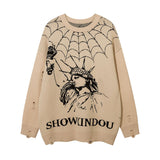 Women Sweater Letter Jacquard Knitted Coat Idle Style