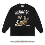 Unisex Long Sleeve Shirt Autumn and Winter Long Sleeve T-Shirt Loose