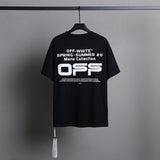 Ow T Shirts Printed Male and Female Trendy Brand Short Sleeve