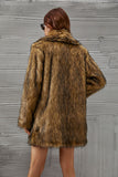 Women Fur Jacket Plush Thermal Long Coat