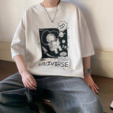 Men T Shirt Summer Pure Cotton Loose